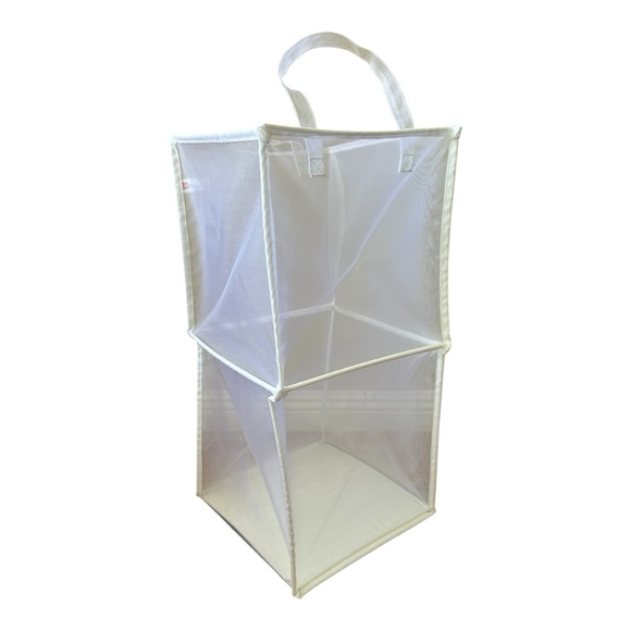 Laundry Hamper Collapsible Mesh Laundry Hamper Polyester Foldable Laundry Bag - Picture 6 of 10